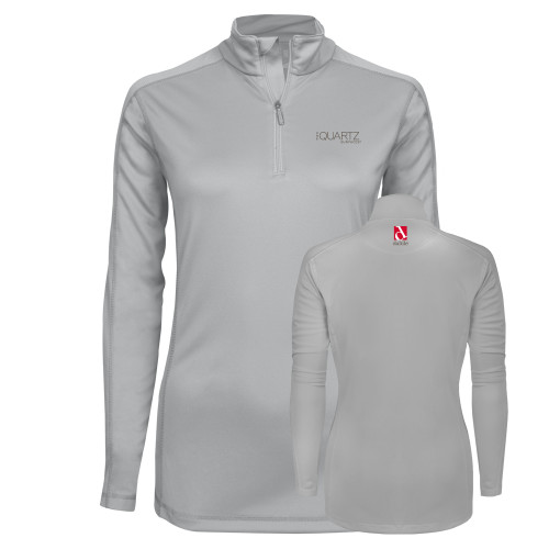 Syntrel Womens Platinum Interlock 1/4 Zip-ONE Quartz Surfaces