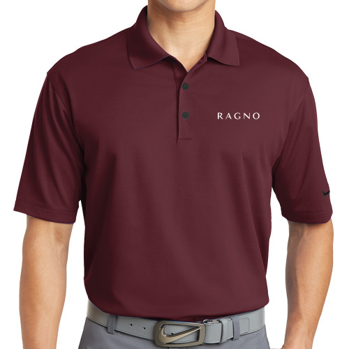 Nike Cardinal Dri Fit Micro Pique 2.0 Polo-Ragno