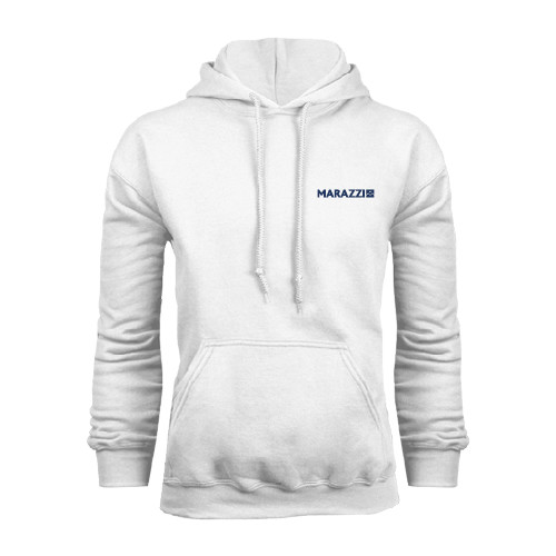 White Fleece Hoodie-Marazzi