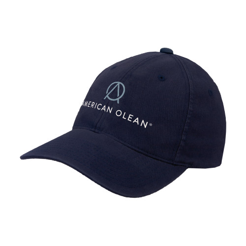 Navy Flexfit Structured Low Profile Hat-American Olean