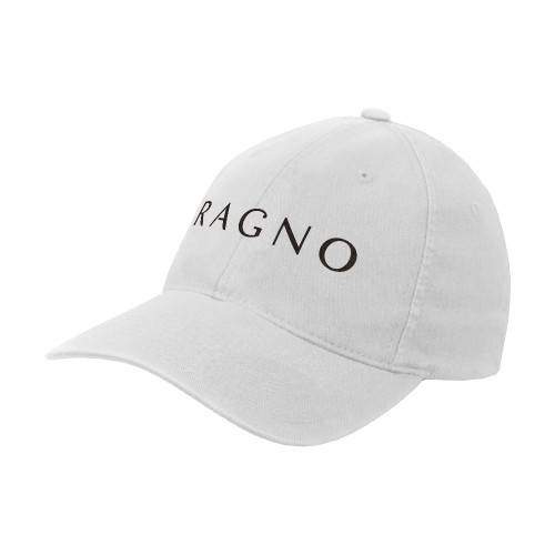 White Flexfit Structured Low Profile Hat-Ragno