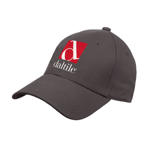 Charcoal Structured Adjustable Pro Style Hat-Daltile Stacked Logo