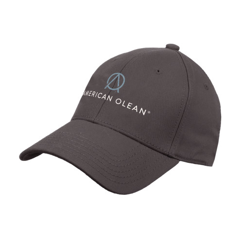 Charcoal Structured Adjustable Pro Style Hat-American Olean