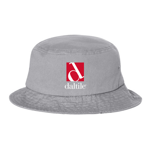 Sportsman Grey Bucket Hat-Daltile Stacked Logo