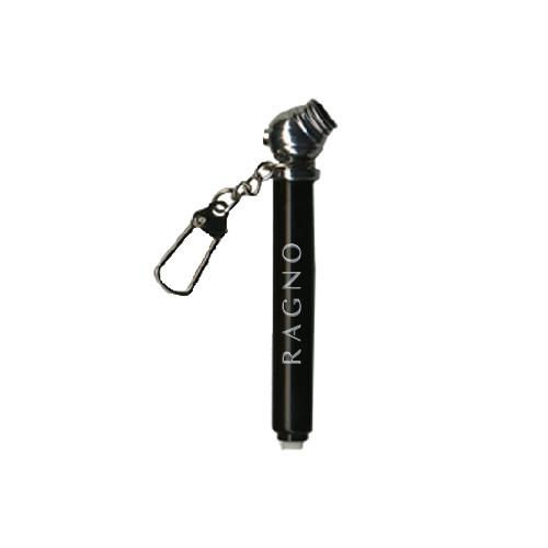 Mini Black Tire Gauge/Keychain-Ragno Engraved