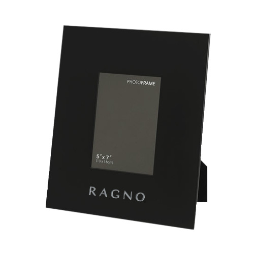Black Metal 5 x 7 Photo Frame-Ragno Engraved