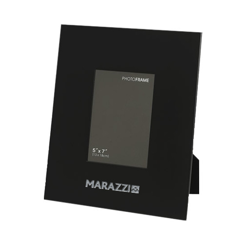 Black Metal 5 x 7 Photo Frame-Marazzi Engraved