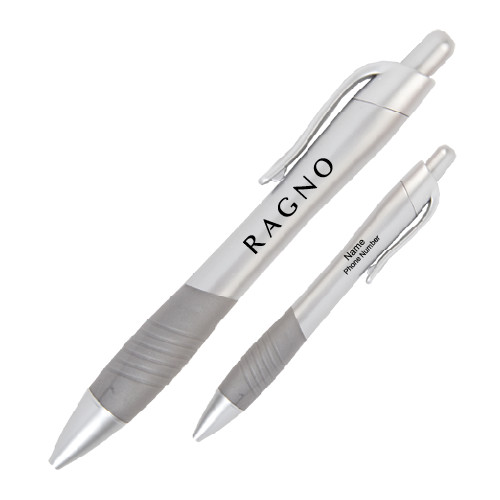 Metallic Mykonos Silver Pen-Ragno
