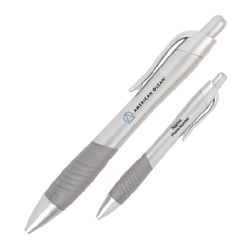 Metallic Mykonos Silver Pen-American Olean Flat