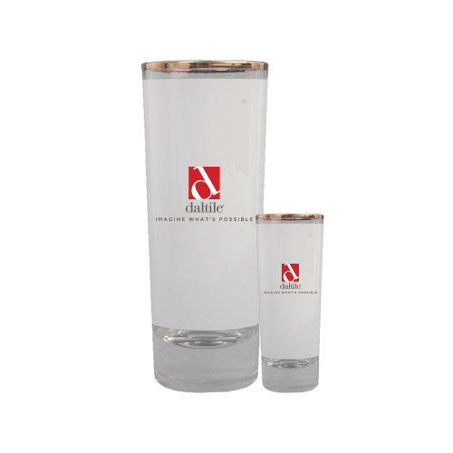 Full Color Glass Shooter 2oz-Daltile Stacked Logo w/Tagline