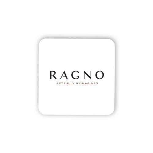 Hardboard Coaster w/Cork Backing 4/set-Ragno w/Tagline