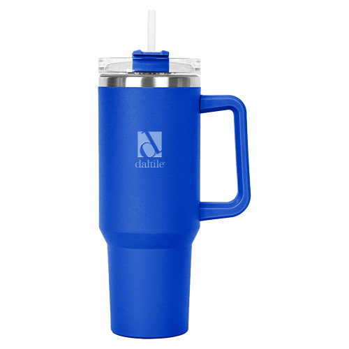 Hippo Royal Mug & Straw Lid with Twist Closure 40 oz-Daltile Stacked Logo Engraved