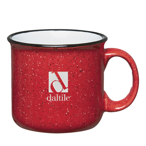 Campfire Red Mug 15 oz-Daltile Stacked Logo Engraved