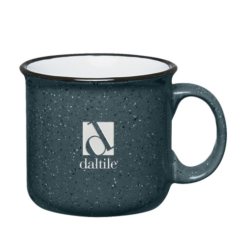 Campfire Grey Mug 15 oz-Daltile Stacked Logo Engraved