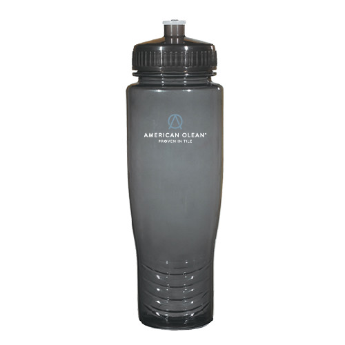 Spectrum Charcoal Sport Bottle 28oz-American Olean w/Tagline