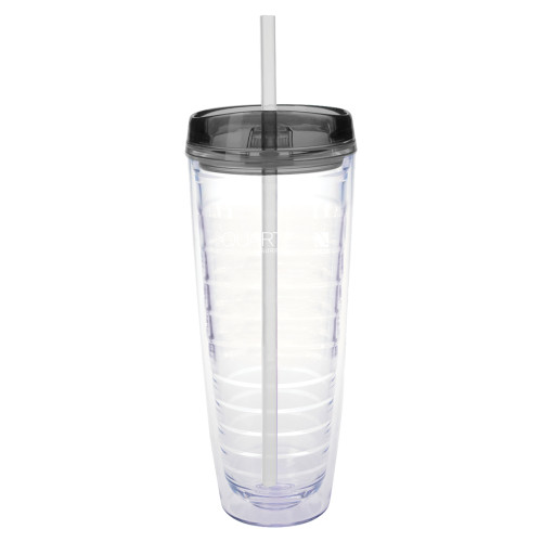 Tritan Double Wall Tumbler w/Charcoal Top 26oz-One Quartz Surfaces Artwork