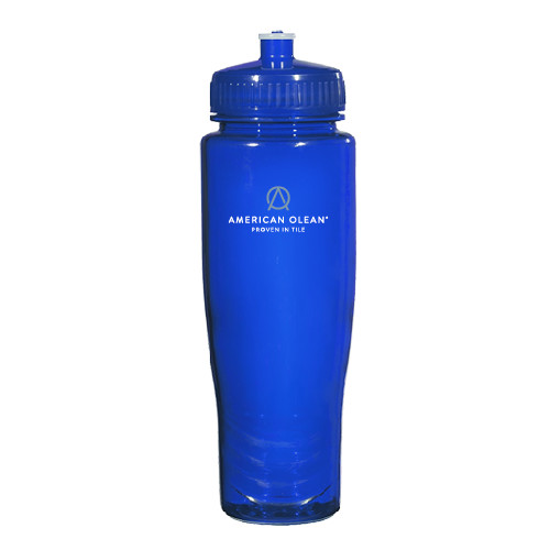 Spectrum Blue Sport Bottle 28oz-American Olean w/Tagline