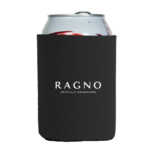 Neoprene Black Can Holder-Ragno w/Tagline