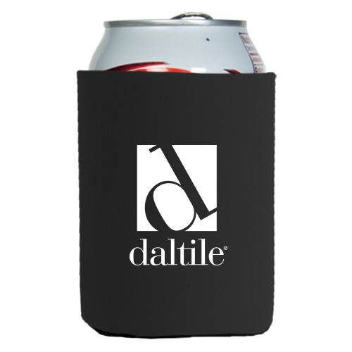 Neoprene Black Can Holder-Daltile Stacked Logo