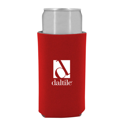 Slim Red Can Holder-Daltile Stacked Logo