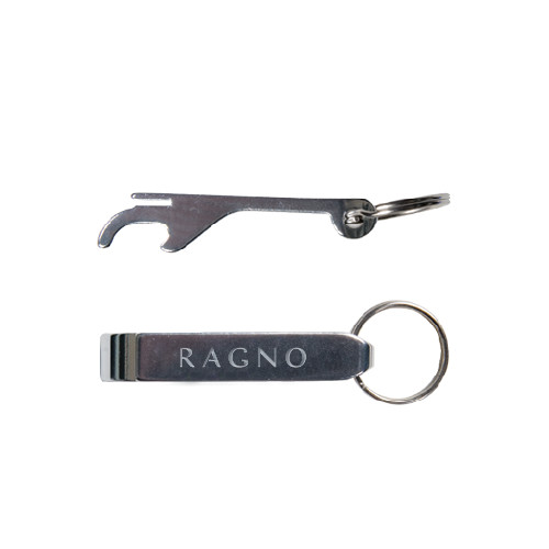 Aluminum Silver Bottle Opener-Ragno Engraved