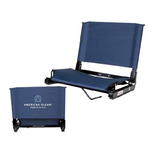 Stadium Chair Navy-American Olean w/Tagline