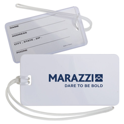 Luggage Tag-Marazzi Logo w/Tagline