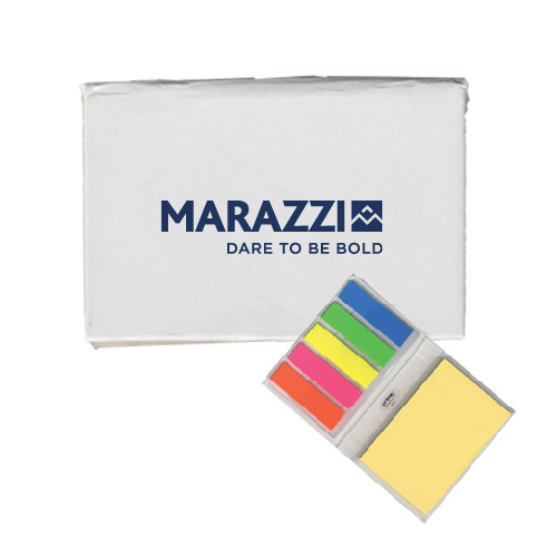 Micro Sticky Book-Marazzi Logo w/Tagline