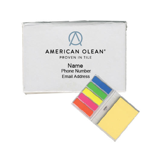 Micro Sticky Book-American Olean w/Tagline