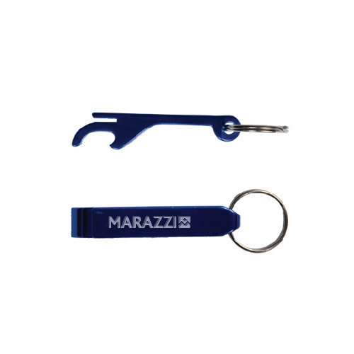 Aluminum Blue Bottle Opener-Marazzi Engraved