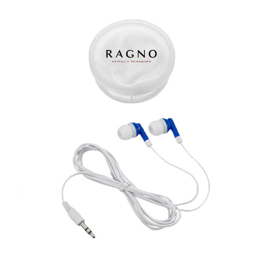 Ear Buds in White Case-Ragno w/Tagline