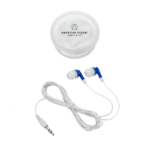Ear Buds in White Case-American Olean w/Tagline