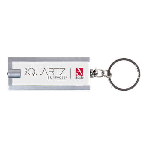 Turbo White Flashlight Key Holder-ONE Quartz Horizontal