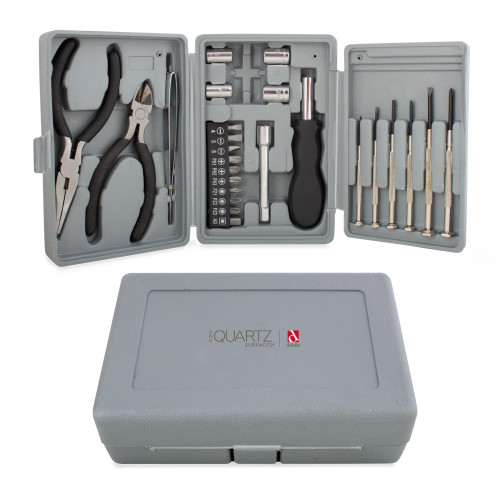 Compact 26 Piece Deluxe Tool Kit-ONE Quartz Horizontal