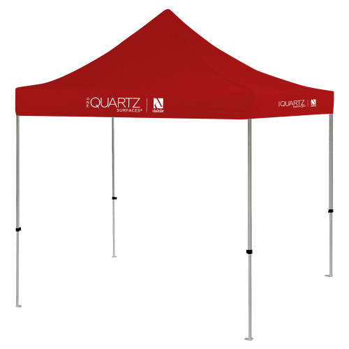 9 ft x 9 ft Red Tent-ONE Quartz Horizontal
