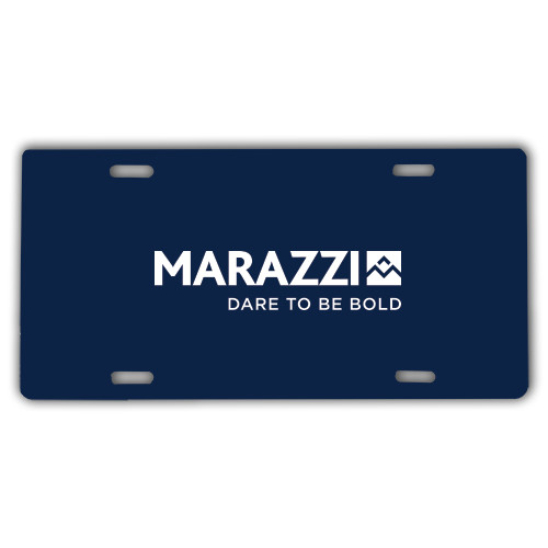 License Plate-Marazzi Logo w/Tagline