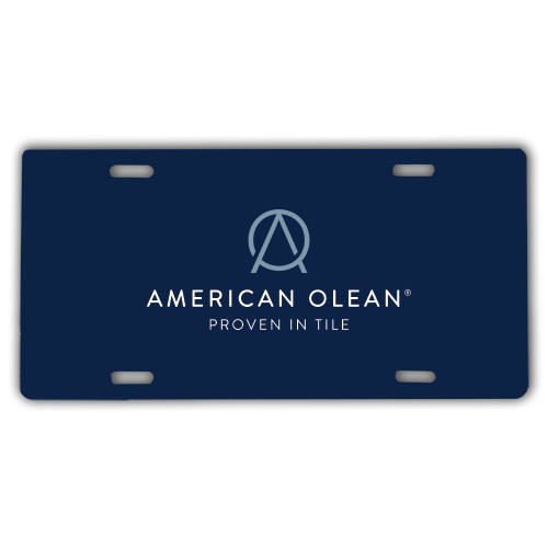 License Plate-American Olean w/Tagline