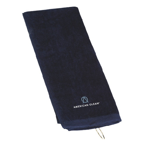 Navy Golf Towel-American Olean