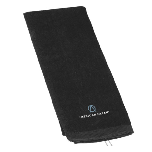 Black Golf Towel-American Olean