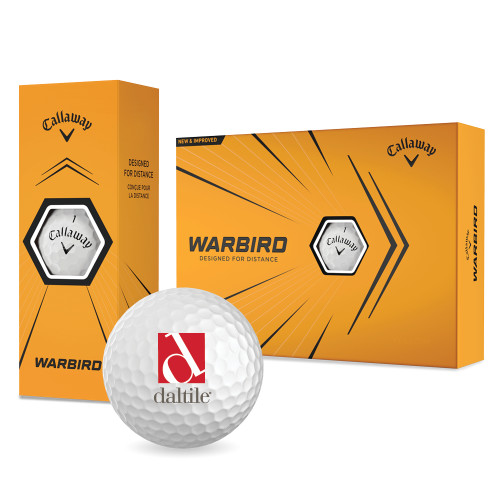 Callaway Warbird Golf Balls 12/pkg-Daltile Stacked Logo
