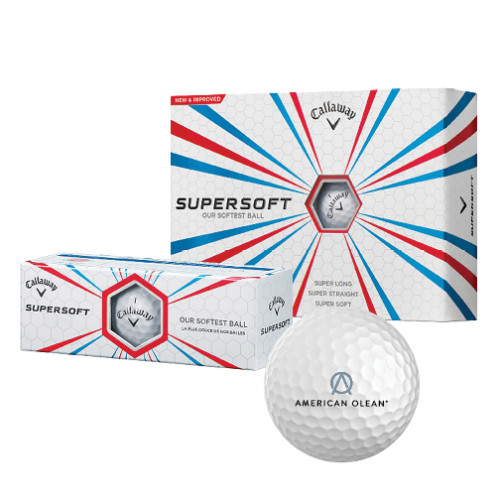 Callaway Supersoft Golf Balls 12/pkg-American Olean