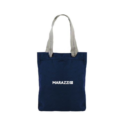 Allie Navy Canvas Tote-Marazzi