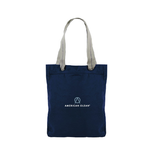 Allie Navy Canvas Tote-American Olean