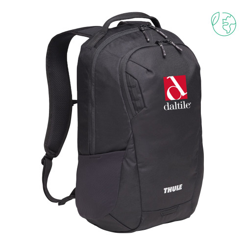 Thule Black Recycled Lumion 15 in. Computer Backpack-Daltile Stacked Logo