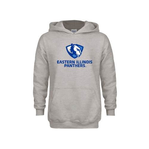  Youth Grey Fleece Hood - Eastern Illinois Panthers