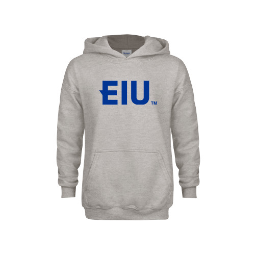  Youth Grey Fleece Hood - EIU
