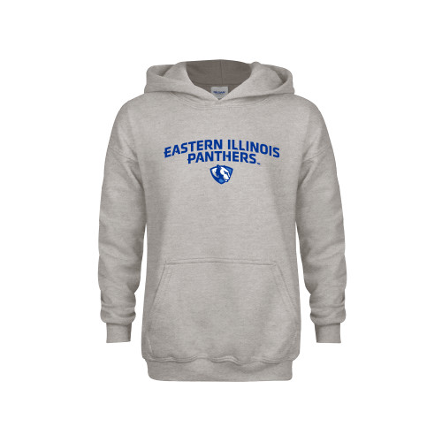  Youth Grey Fleece Hood - Collegiate Design