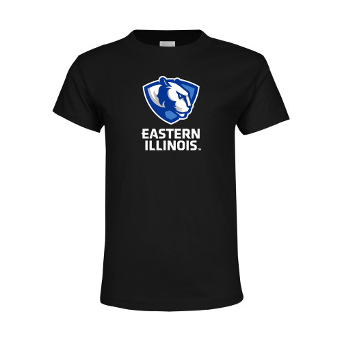  Youth Black T Shirt - EIU Primary Logo