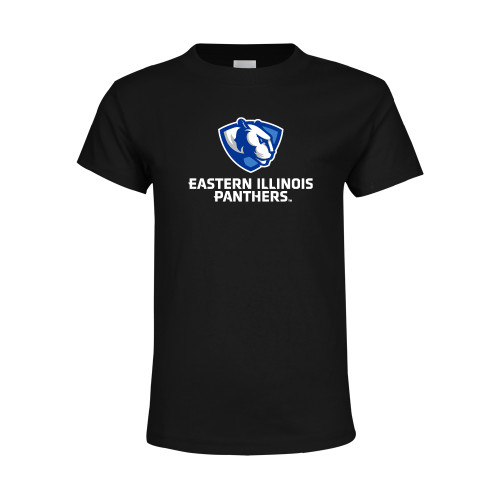  Youth Black T Shirt - Eastern Illinois Panthers