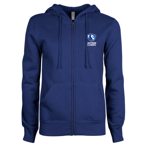 Eastern Illinois ENZA Womens Royal Fleece Full Zip Hoodie
